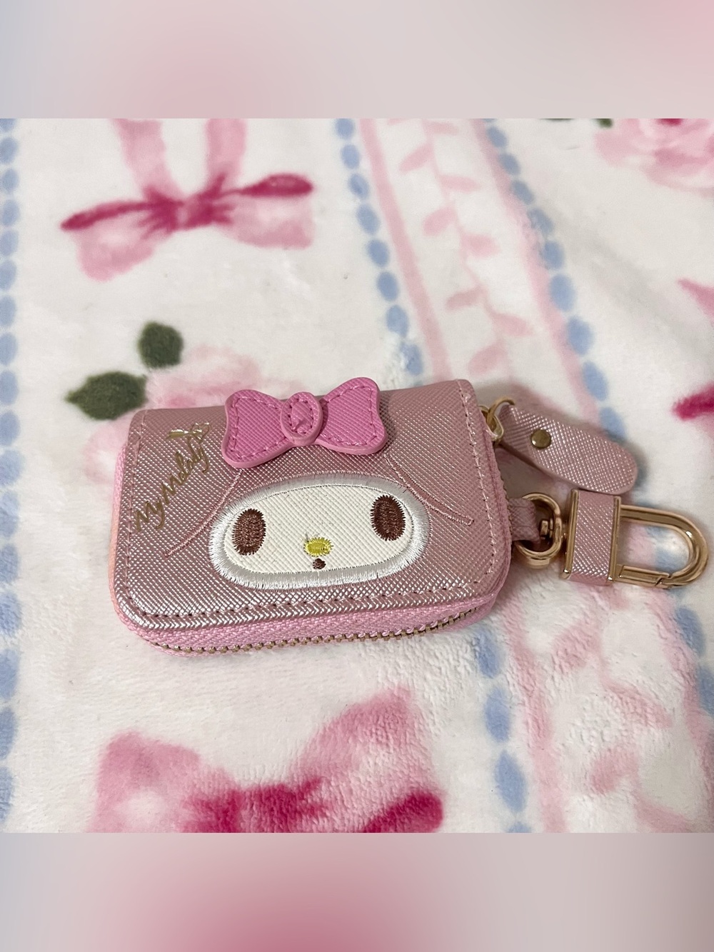 Sanrio My Melody car key case in pink